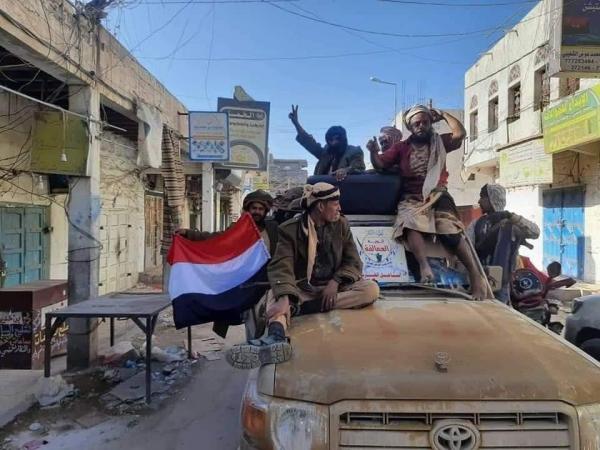 قوات العمالقة تدخل مركز مديرية عين آخر معاقل الحوثيين في شبوة
