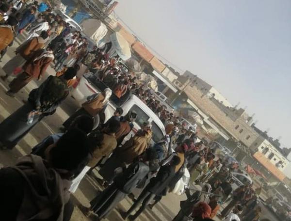 مسلحون حوثيون يغتالون تاجراً في حزم الجوف واعتصام وإضراب عقب الحادثة