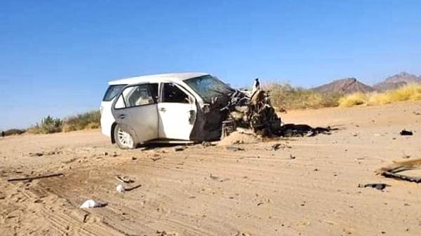 استشهاد 3 بانفجار عبوة ناسفة زرعتها مليشيات الحوثي أمام منزل مواطن في حريب