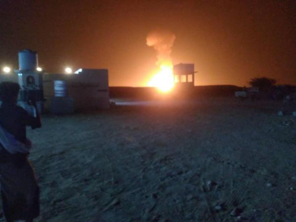 مصدر حكومي: التفجير الإرهابي استهدف أنبوب الغاز بشبوة