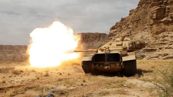 تقدمات جديدة أحرزتها القوات الحكومية مسنودة بمدفعية التحالف في الجبهة الغربية بصعدة
