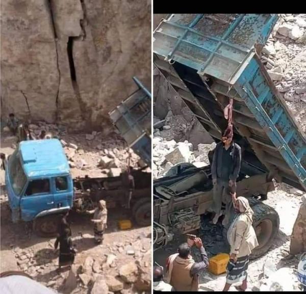 إب.. مليشيات الحوثي تعدم المواطن "الحبيشي" شنقاً وتعلق جثته فوق شاحنته