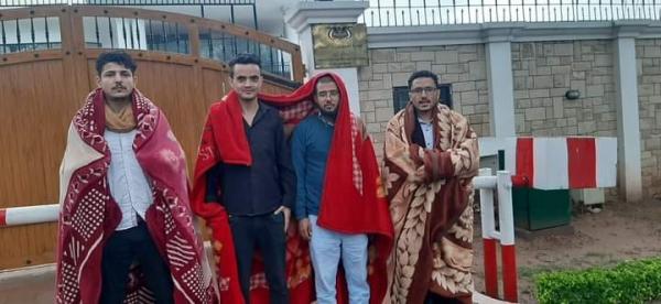 تواصل اعتصام الطلاب اليمنيين المبتعثين في باكستان
