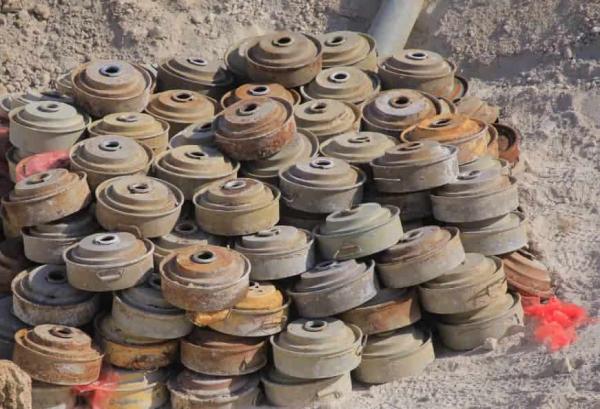 مسام: نزع 1,630 لغماً حوثياً وذخيرة غير منفجرة خلال أسبوع 