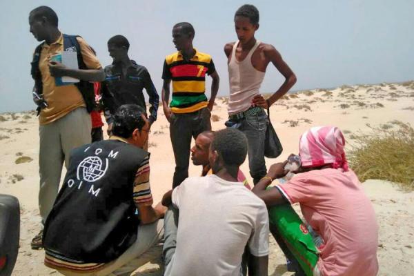 الهجرة الدولية: وصول أكثر من 73 ألف مهاجرا أفريقيا الى اليمن
