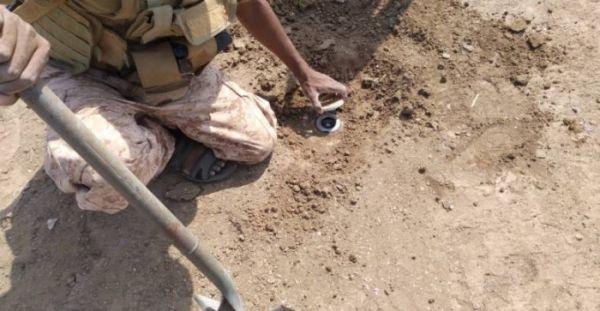 هندسة المشتركة تفكّك شبكة ألغام حوثية جنوب الجراحي بالحديدة
