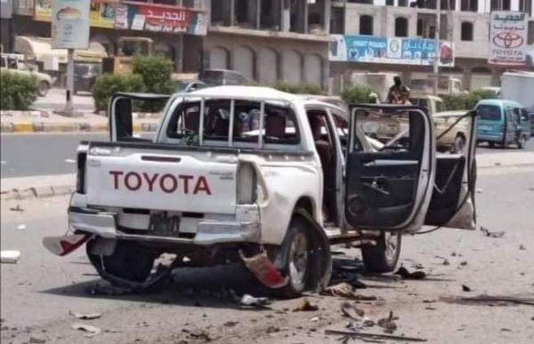 استشهاد قائد عسكري بانفجار عبوة ناسفة استهدفت سيارته في عدن