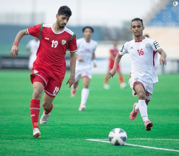 الأولمبي اليمني يفوز على عمان ويقترب من نصف نهائي غرب آسيا