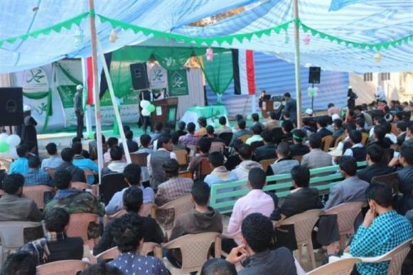مليشيات الحوثي تجبر طلاب جامعة صنعاء على المشاركة في احتفالاتها بالمولد