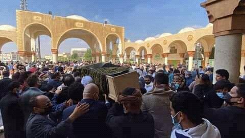 تشييع جثمان فقيد الوطن الشيخ ياسر العواضي إلى مثواه الأخير