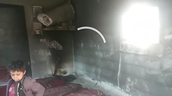 احراق مسجد في جُبن بالضالع