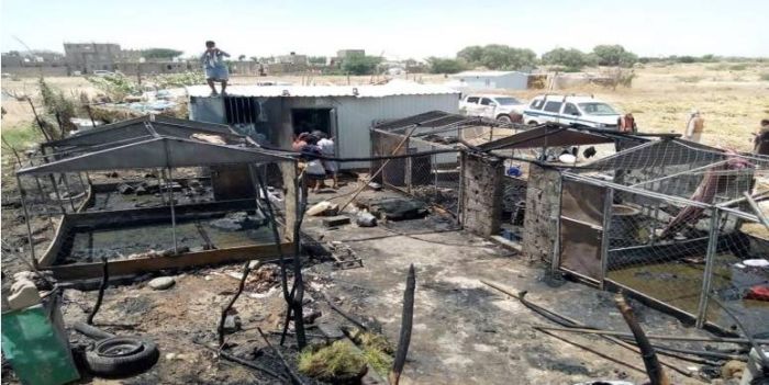 Fire breaks out in a camp housing 10 African families in Marib - Vimarsana News