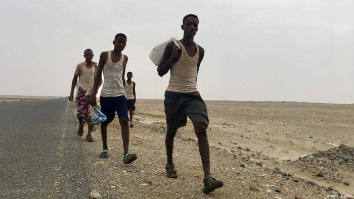 الهجرة الدولية: دخول 1,930 مهاجراً إفريقياً إلى اليمن خلال مارس المنصرم