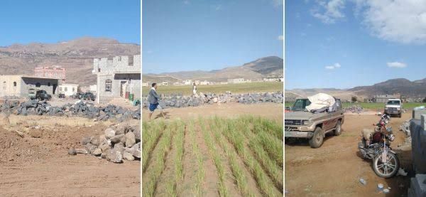 حملة حوثية جديدة لنهب أراضي المواطنين في عمران