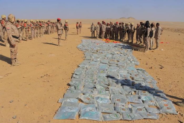 ضبط أكثر من طن من الممنوعات ضمن حملة الانتشار الأمني في الجوف