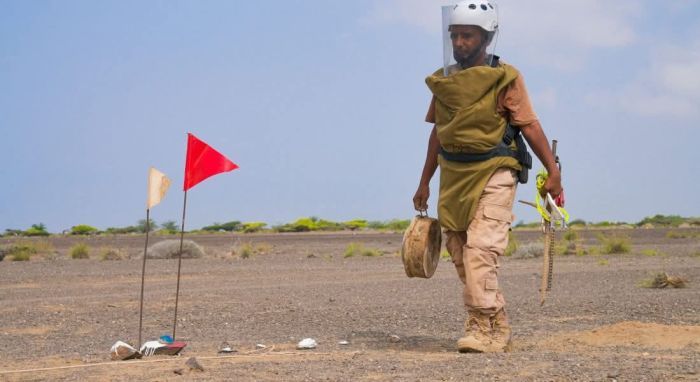 حجة.. فريق مسام يطهّر حقول ألغام حوثية جنوب ميدي