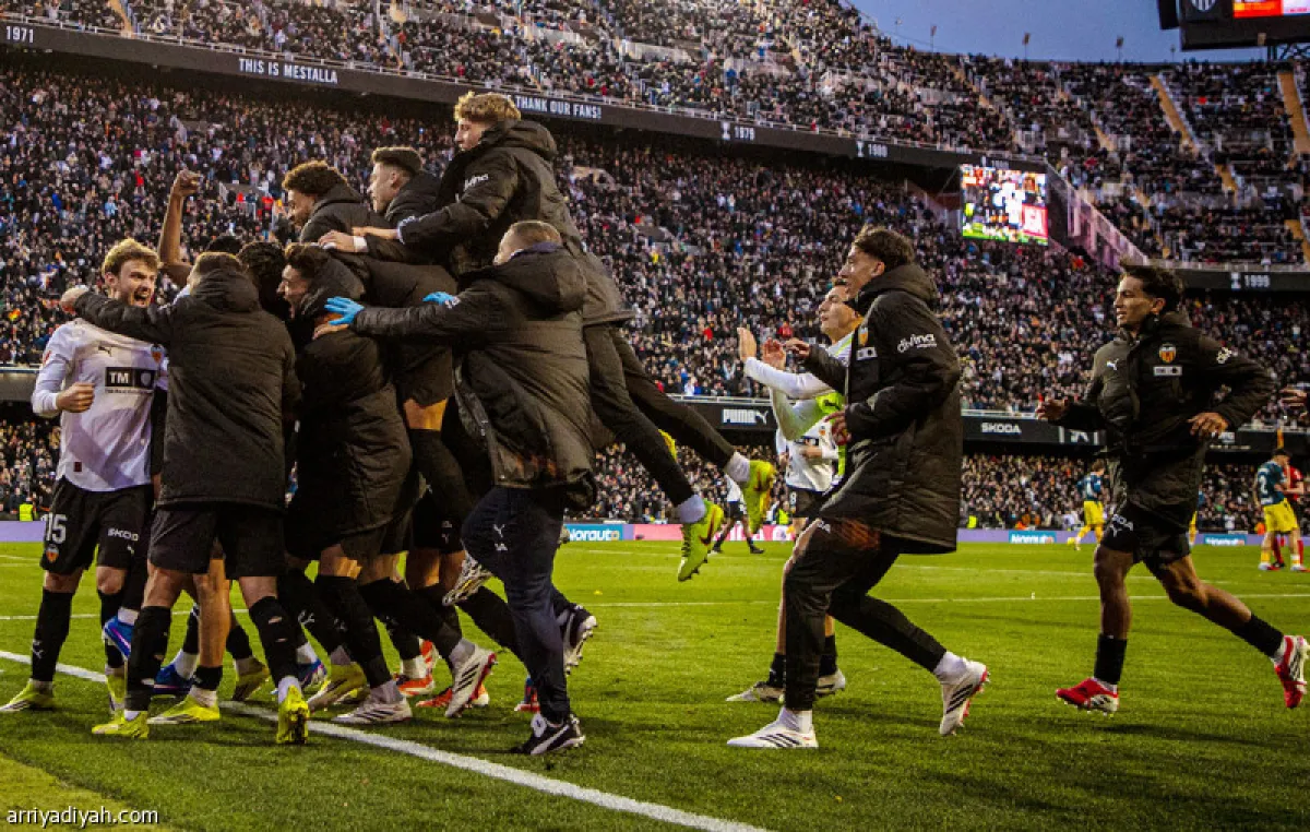 إسبانيول يتلقى ضربة قاسية في الوقت القاتل أمام فالنسيا بالدوري الإسباني