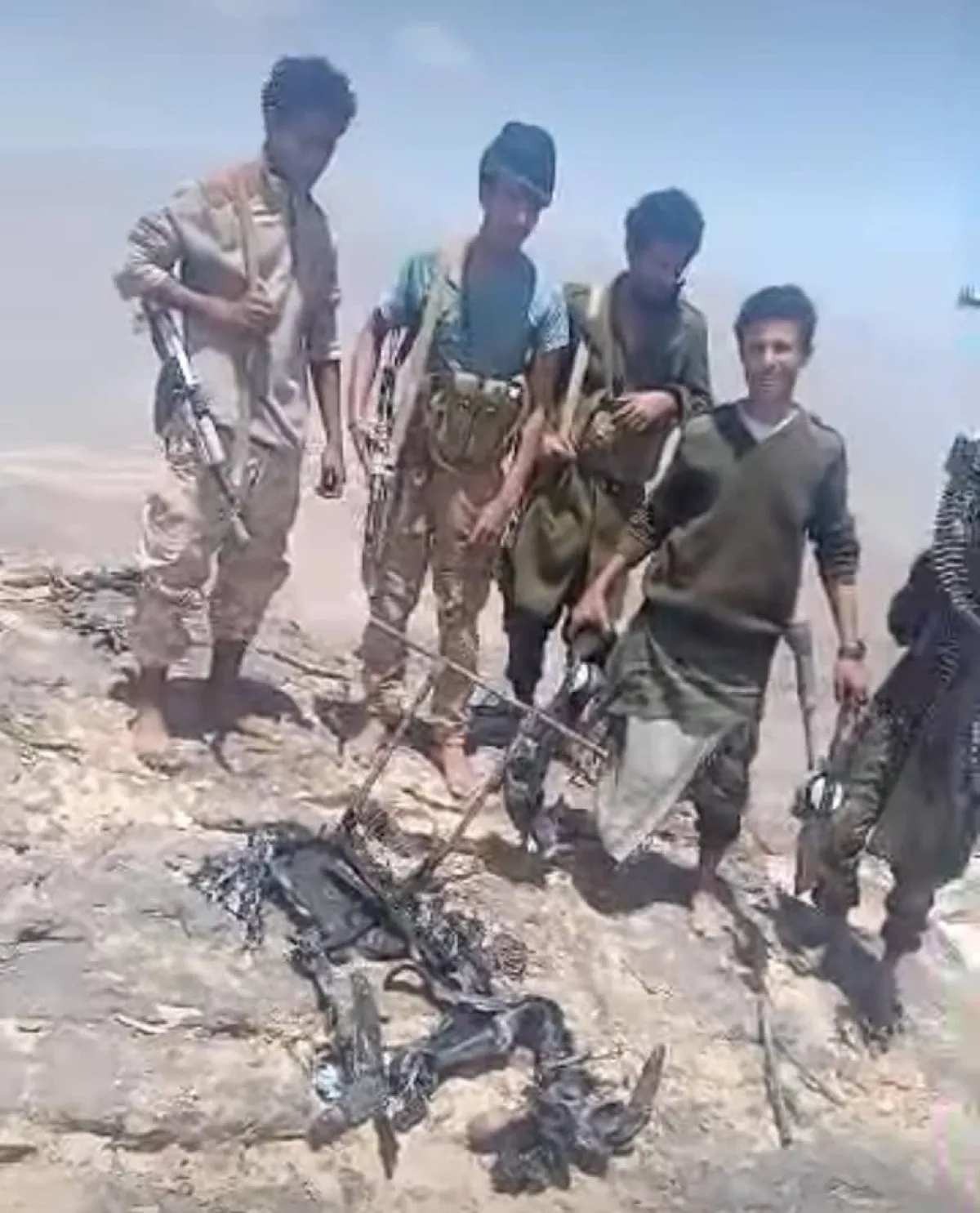 دفاع شبوة تُسقط مسيّرة حوثية