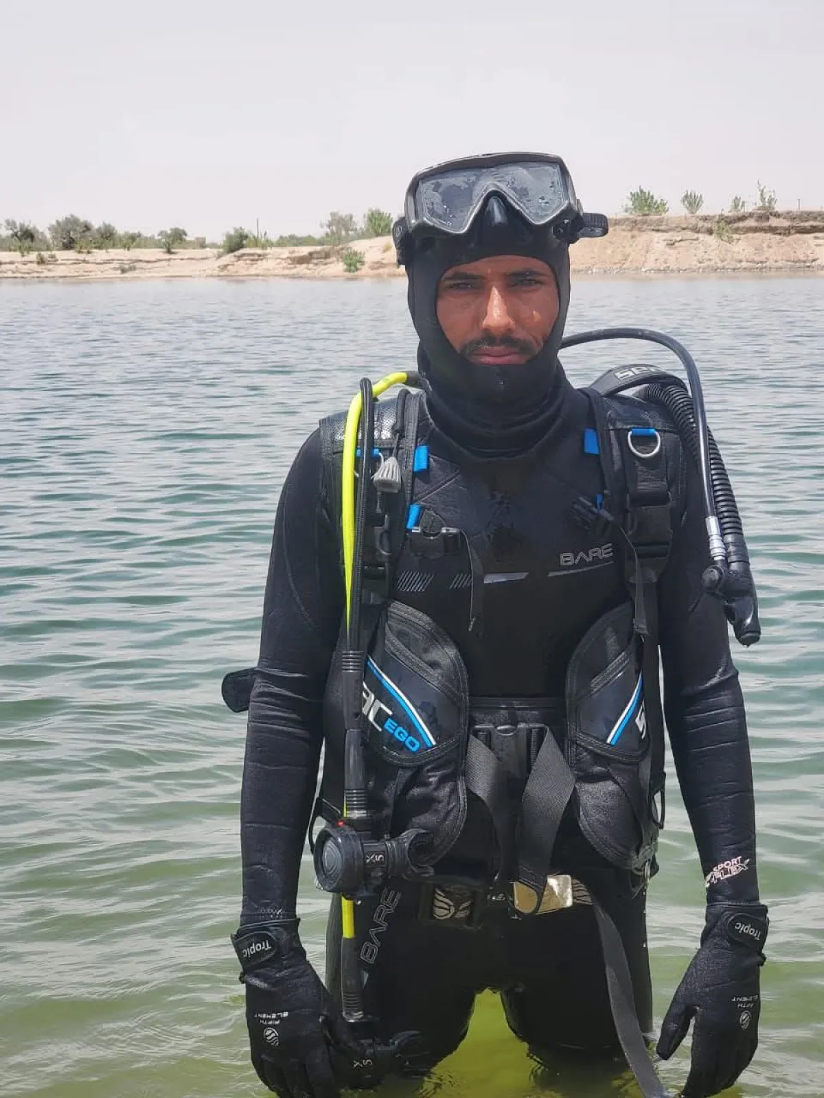 إنقاذ طفل من الغرق في تحويلة سد مأرب