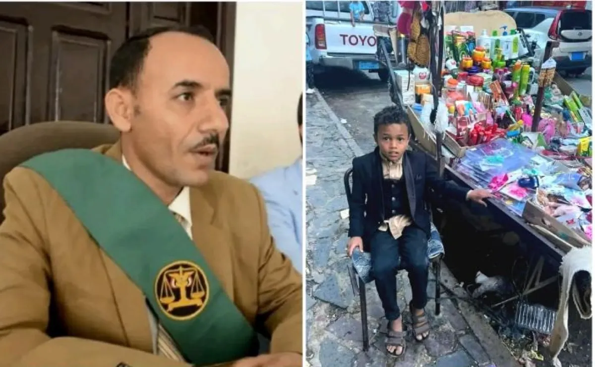 قاضٍ في إب ينتقم من "طفل" بسجن والده وجده