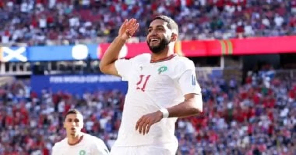 المغرب يتقدم على إسكتلندا بهدف صيباري في الشوط الأول بمونديال 2026