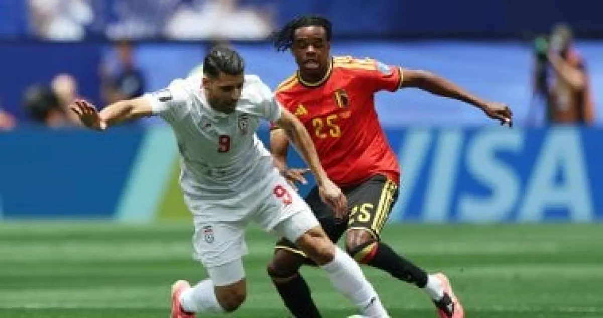 تعادل سلبي بين بلجيكا وإيران في الشوط الأول بكأس العالم