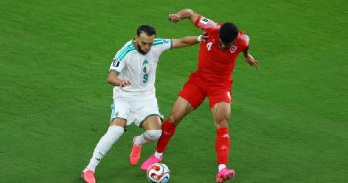 الأردن تتقدم على الجزائر بهدف الرشدان في كأس العالم