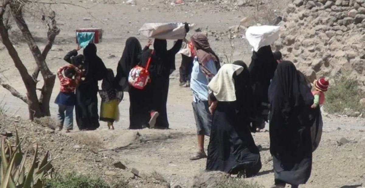 الهجرة الدولية: نزوح 17 أسرة يمنية خلال أسبوع لأسباب أمنية واقتصادية وكوارث طبيعية