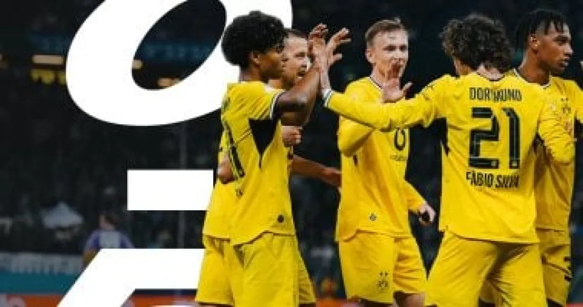 بوروسيا دورتموند يكتسح هامبورج إيمسبوتيلر بخماسية ويعبر للدور الثاني بكأس ألمانيا