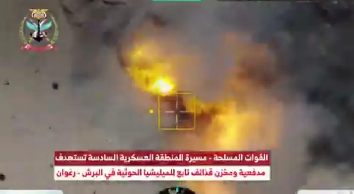 مسيّرات الجيش تضرب مدفعية ومخزن قذائف للحوثيين شمالي مأرب