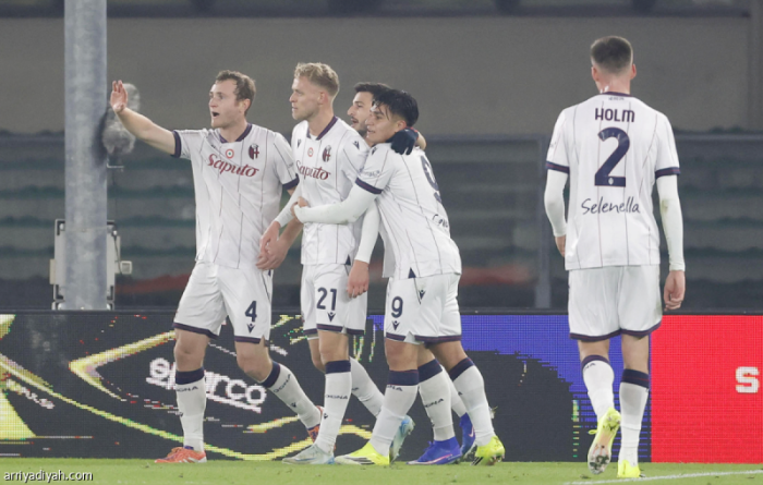 بولونيا يكتسح فيرونا بثلاثية ويواصل صعوده في الدوري الإيطالي